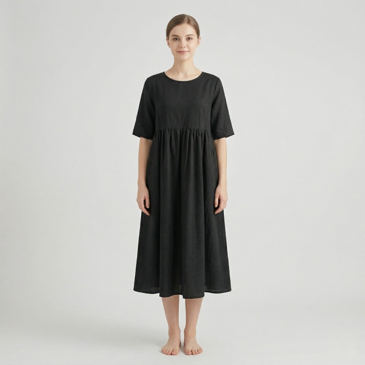 Relaxed Cotton Summer Maxi Dress - Maxi Dress - Wild Eye Vision