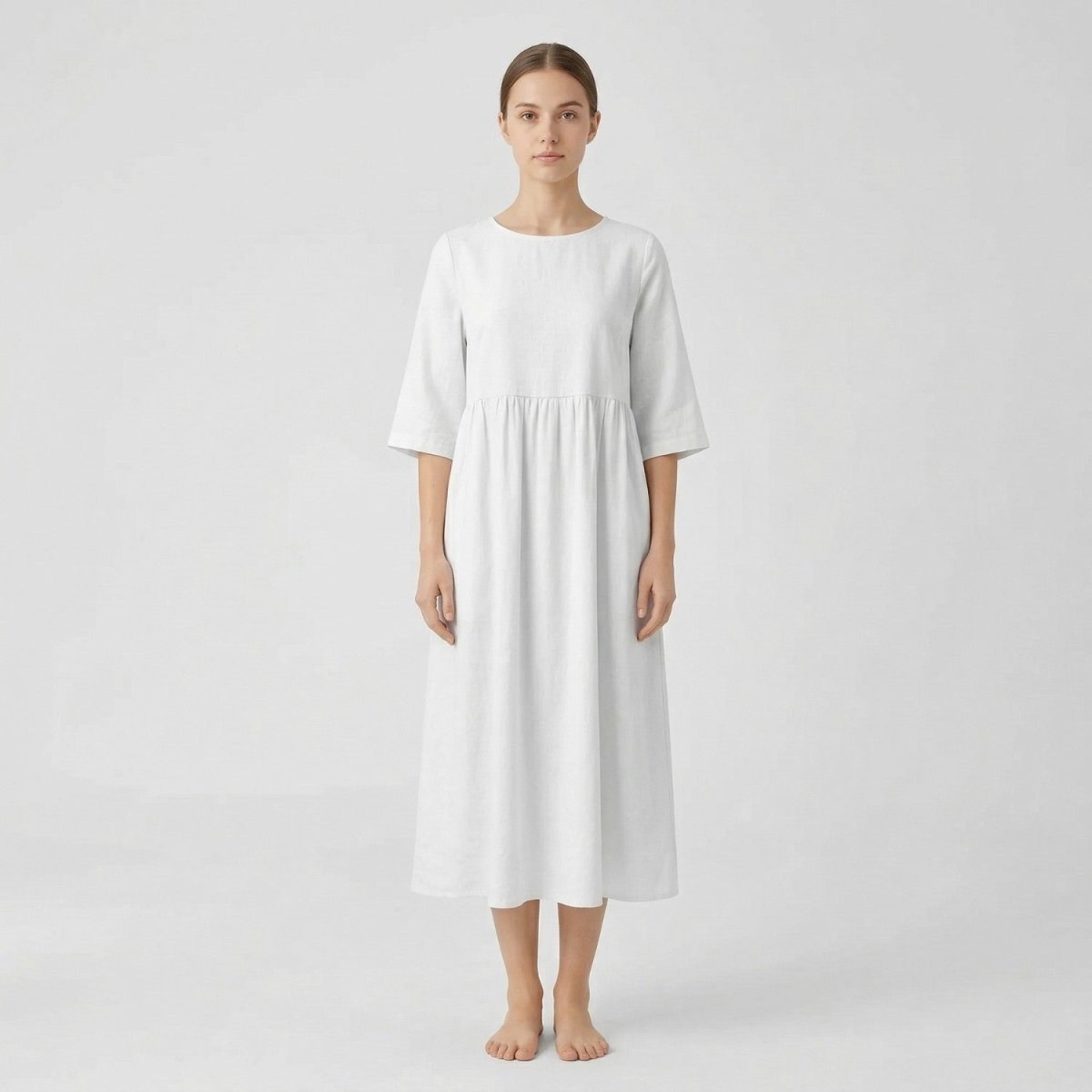 Relaxed Cotton Summer Maxi Dress - Maxi Dress - Wild Eye Vision
