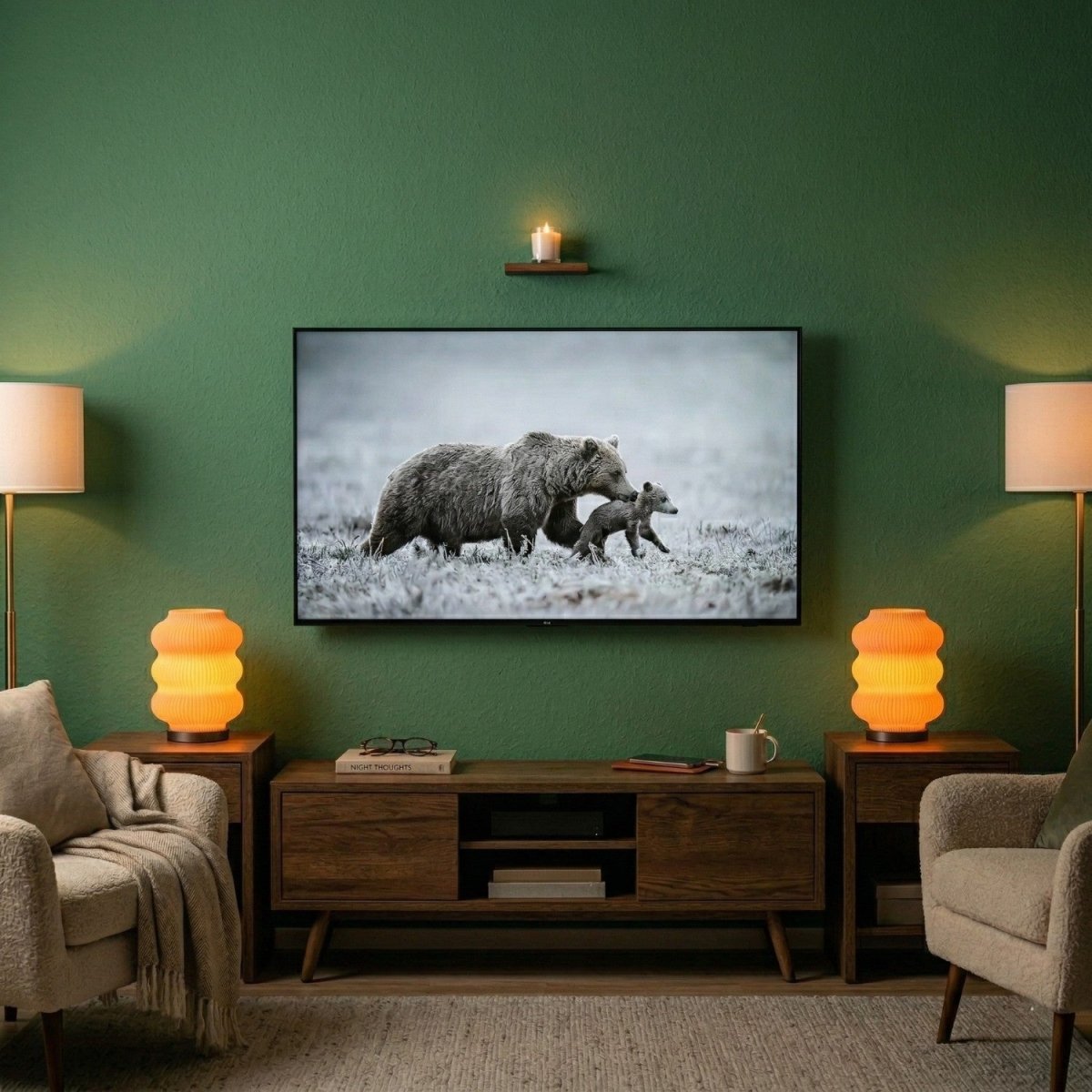 Rounded Glow Table Lamp - Table Lamp - Wild Eye Vision