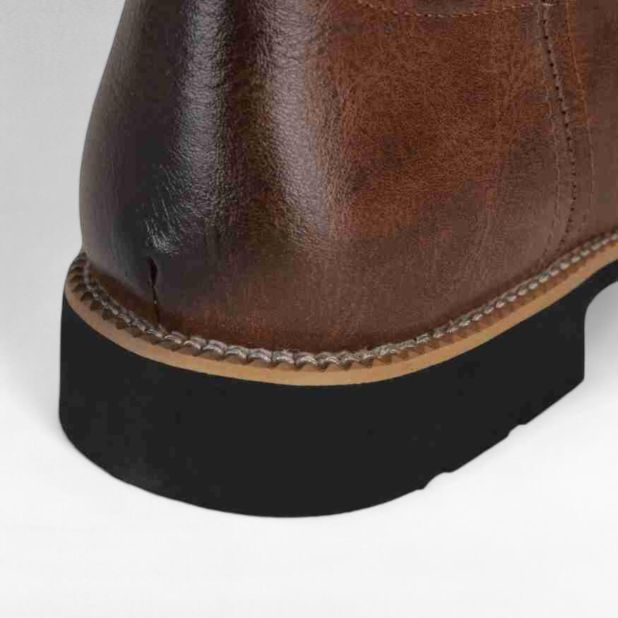 Rugged Men’s Leather Western Boots - Cowboy Boots - Wild Eye Vision