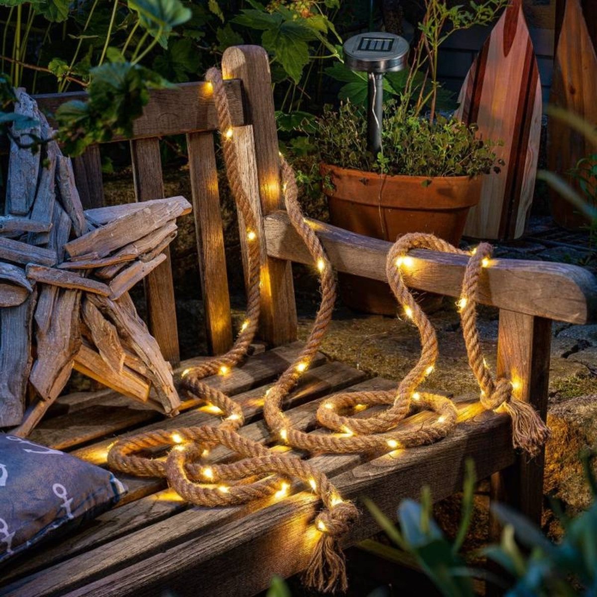 Rustic Rope Fairy Lights - Garden Light - Wild Eye Vision