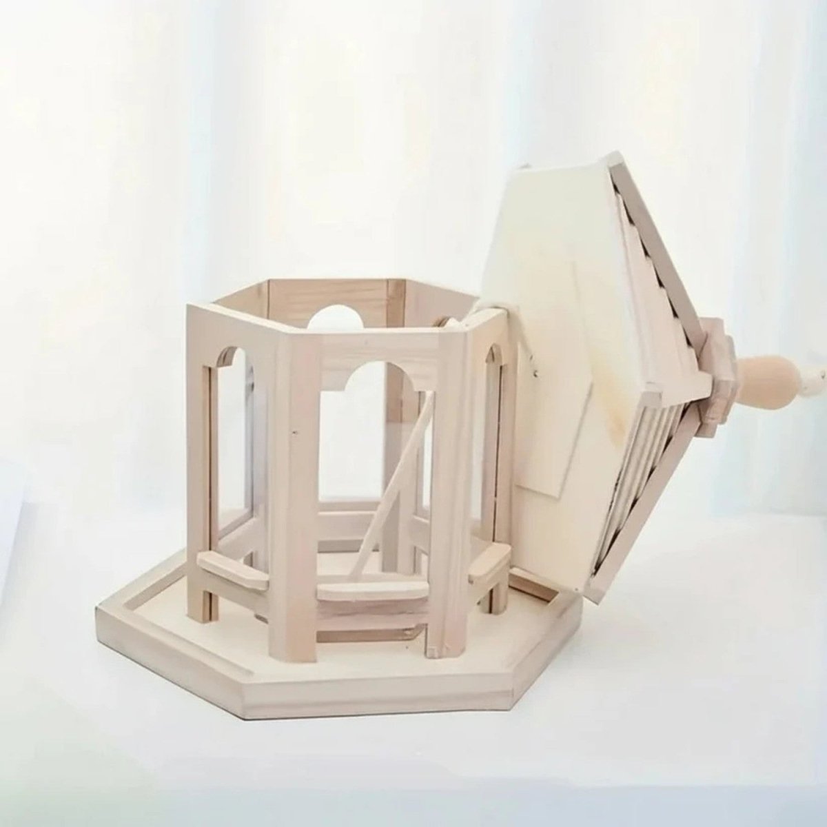 Rustic Wooden Birdhouse with Water System - Bird House - Wild Eye Vision