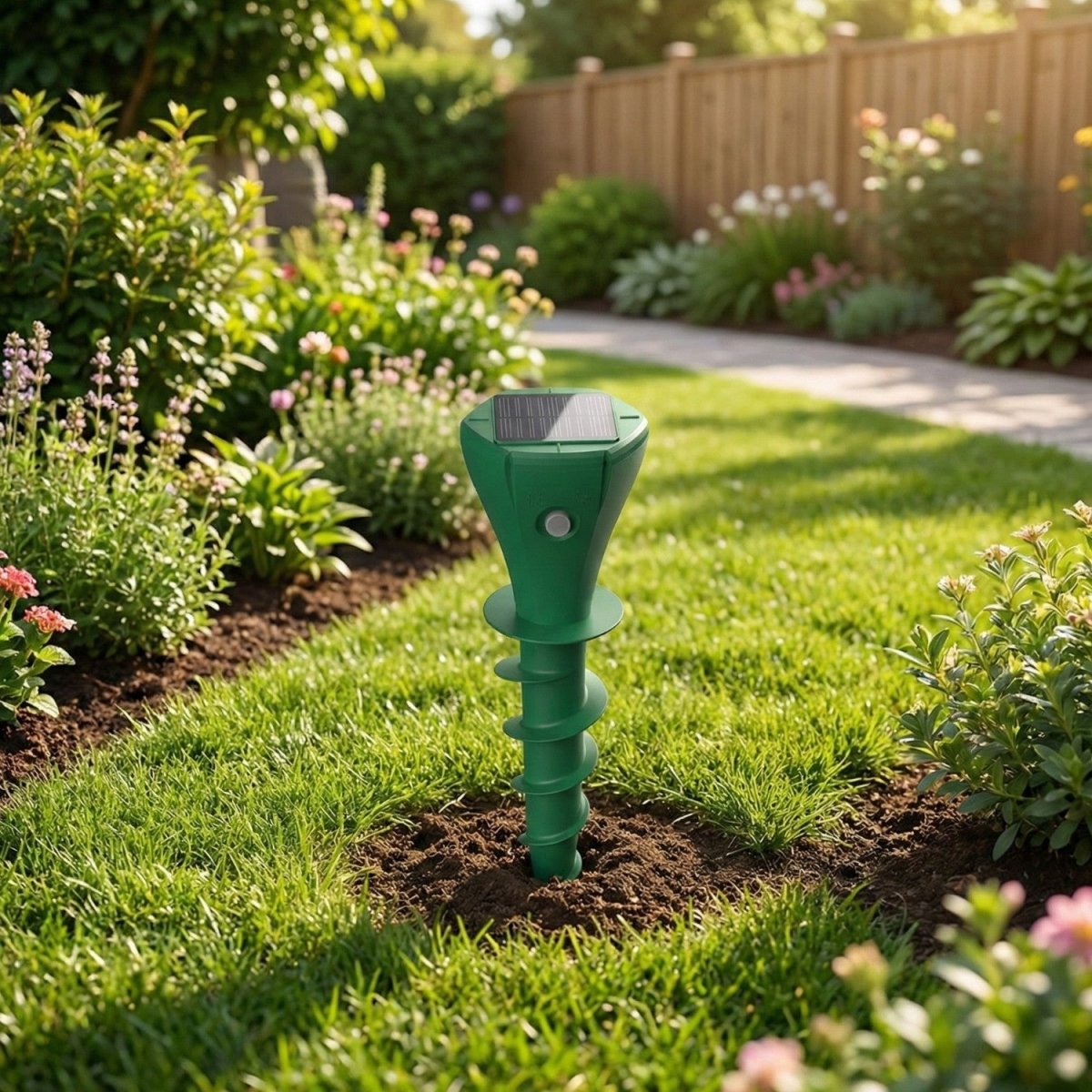 Solar Mole Repeller with Vibrations - Mole Repellent - Wild Eye Vision