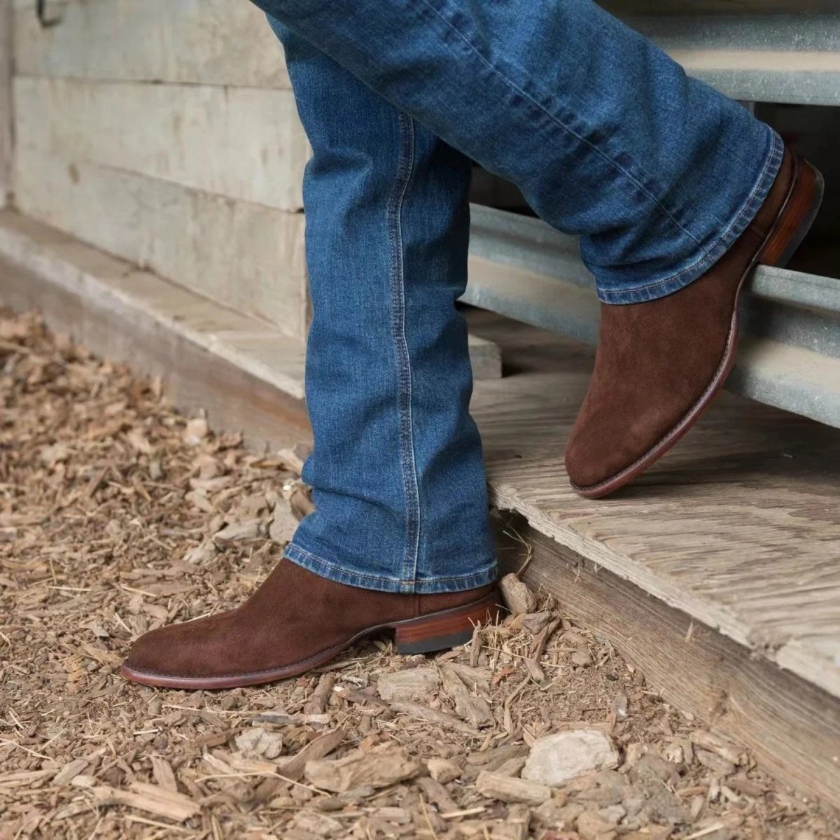 Stylish High - Top Cowboy Boots for Men - Cowboy Boots - Wild Eye Vision
