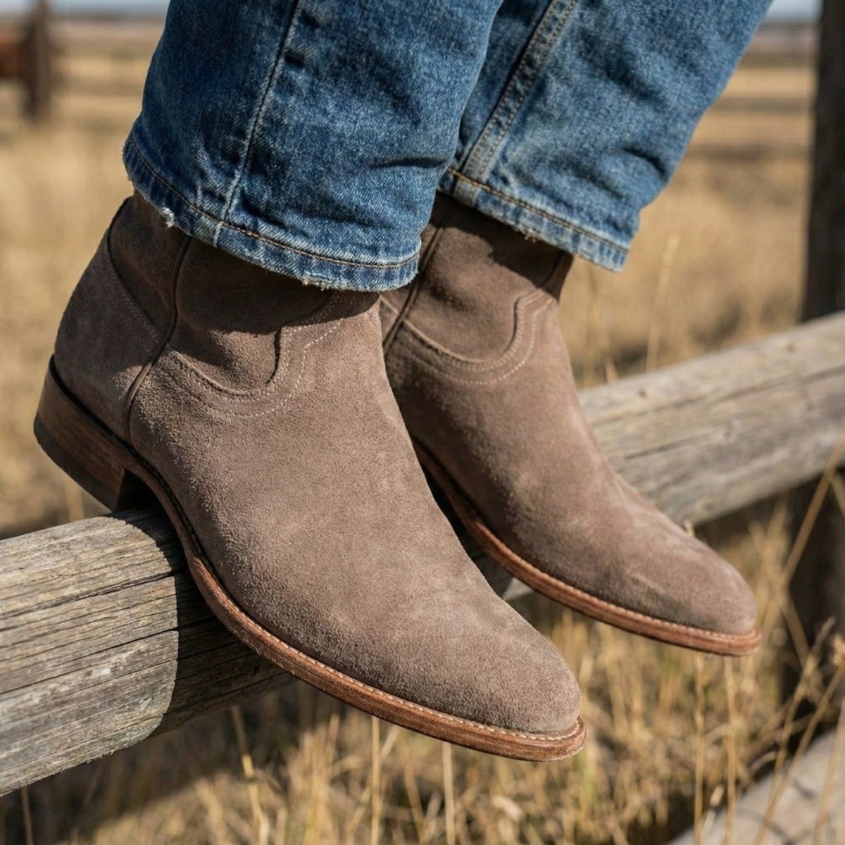 Stylish High - Top Cowboy Boots for Men - Cowboy Boots - Wild Eye Vision