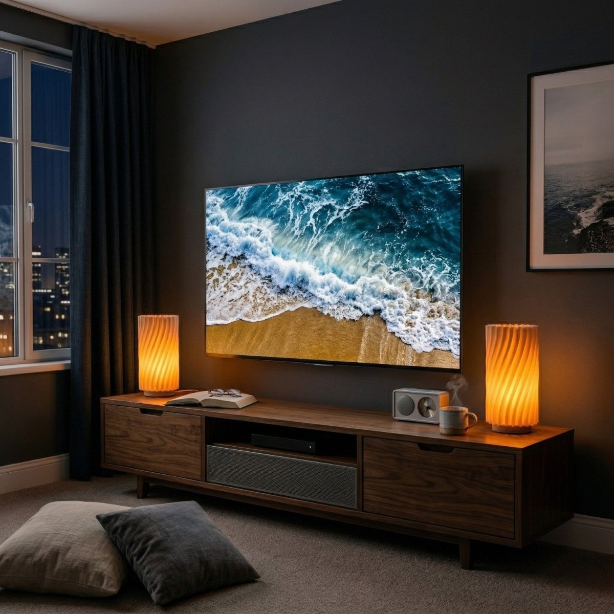 Twisted Glow Table Lamp - Table Lamp - Wild Eye Vision