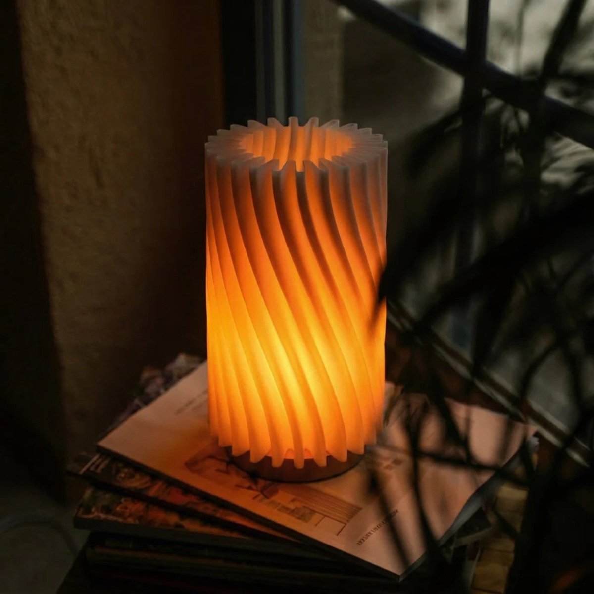 Twisted Glow Table Lamp - Table Lamp - Wild Eye Vision