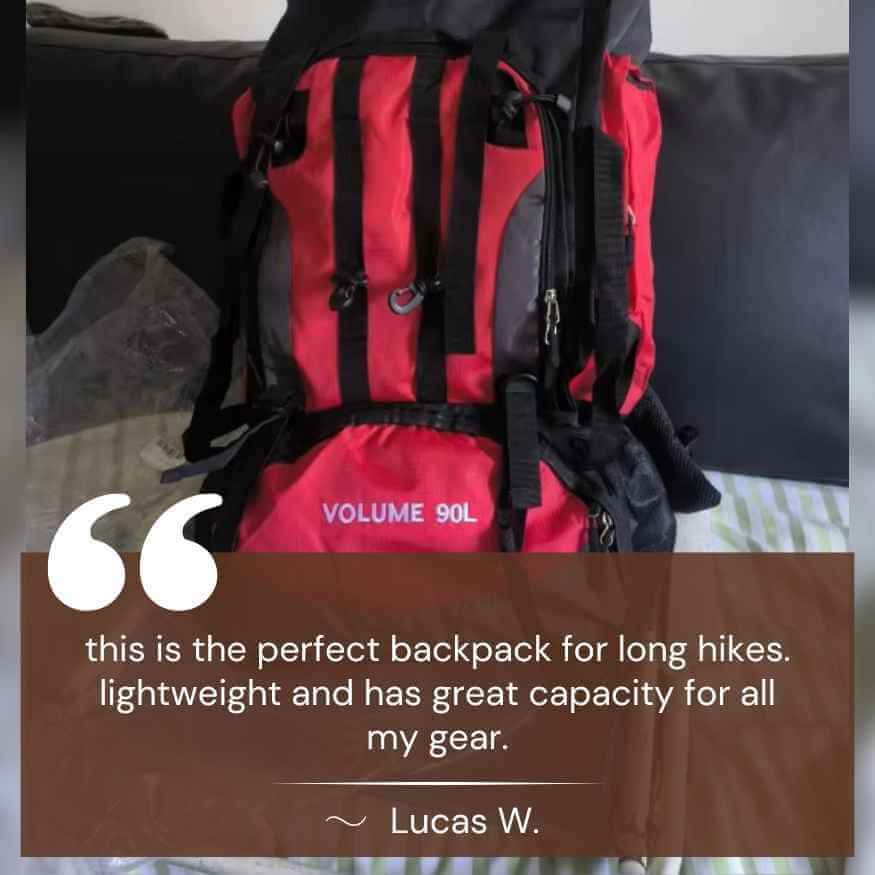 Ultra - Light Waterproof 90L Hiking Backpack - Hiking Backpack - Wild Eye Vision