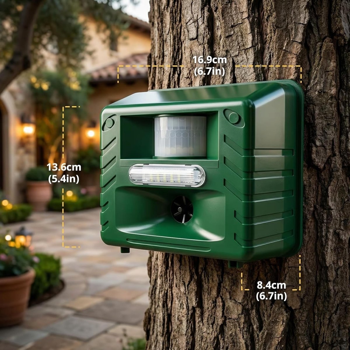 Ultrasonic Garden Bird Repellent Device - Pigeon Scarer - Wild Eye Vision