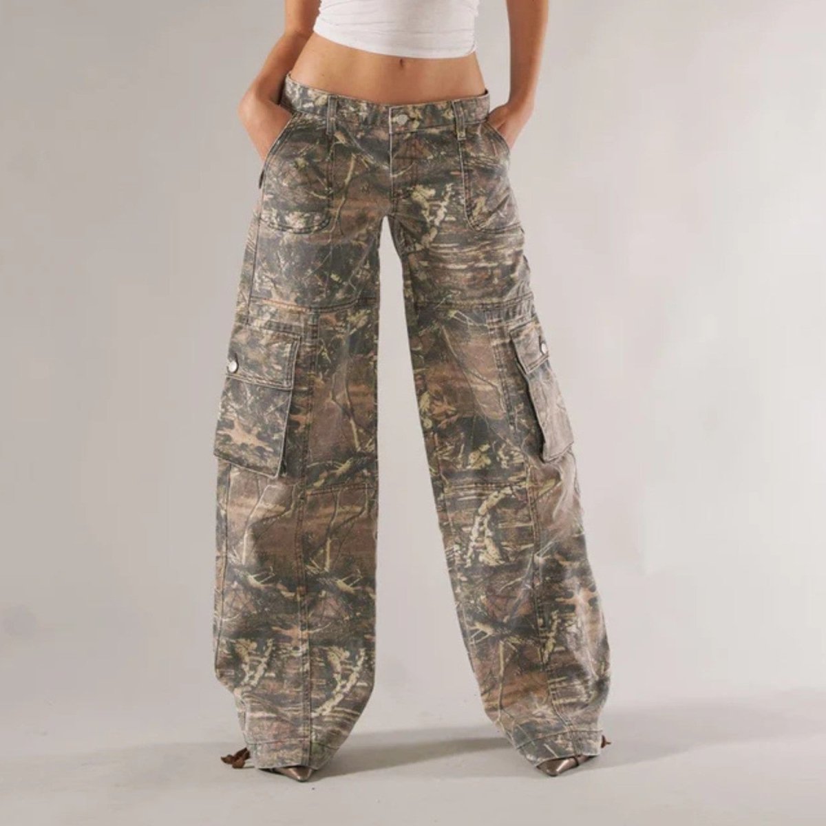 Unisex Camo Cargo Pants - Camo Cargo Pants - Wild Eye Vision