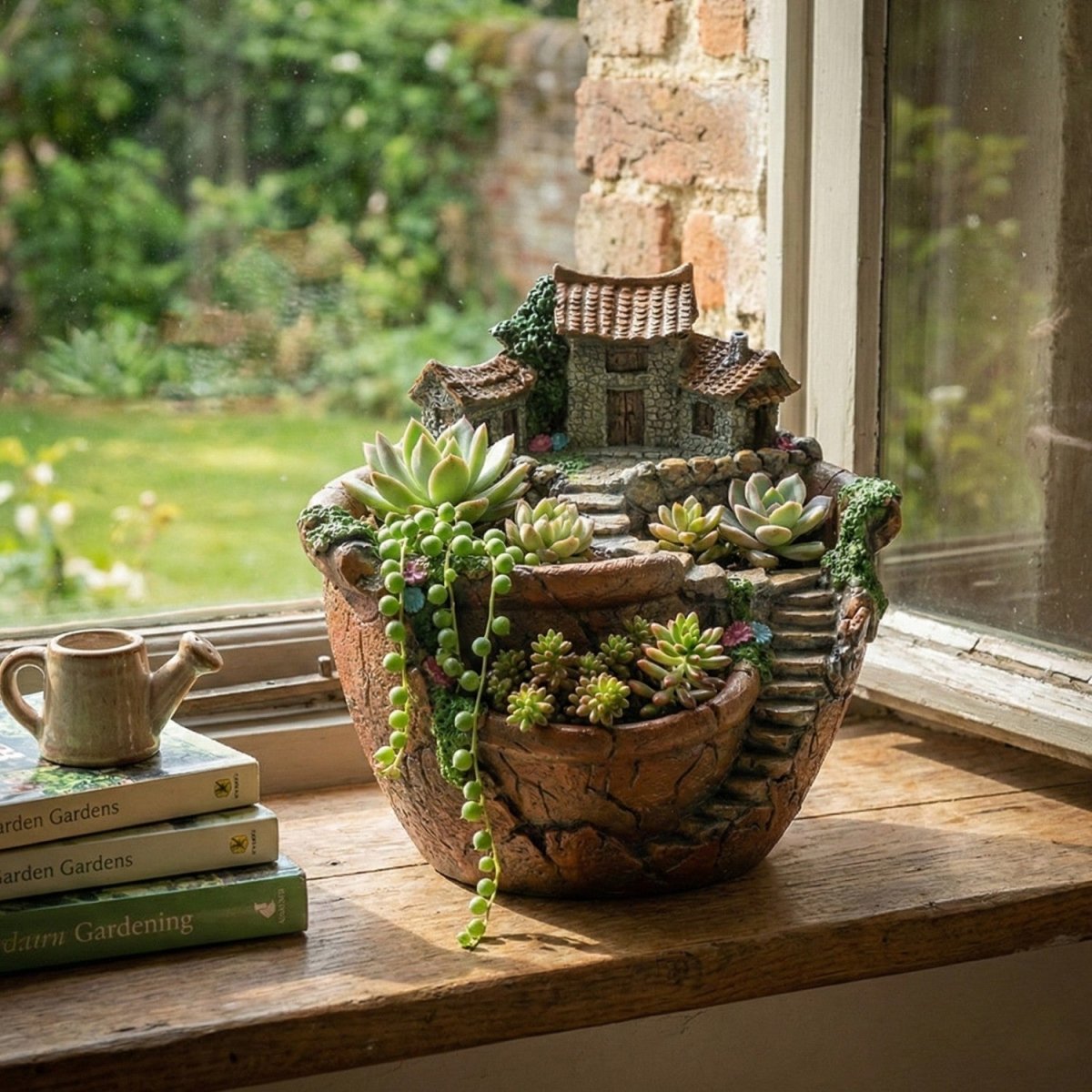 Vintage Three - Compartment Planter for Plants - Flowerpot - Wild Eye Vision