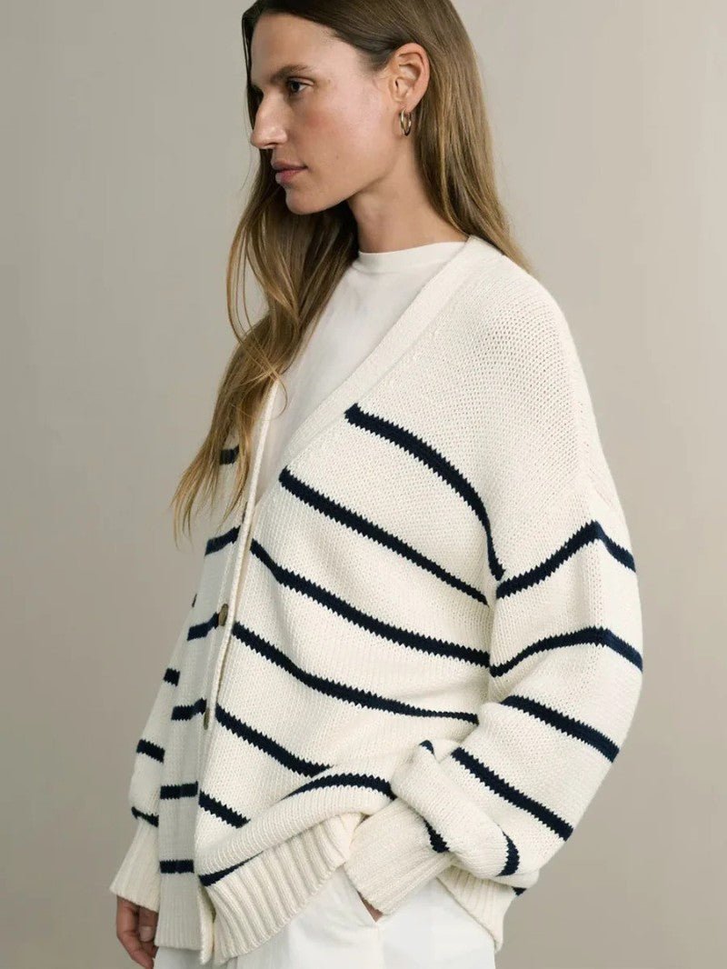 Women's Classic Button - Up Knit Cardigan - Women Knit Cardigan - Wild Eye Vision