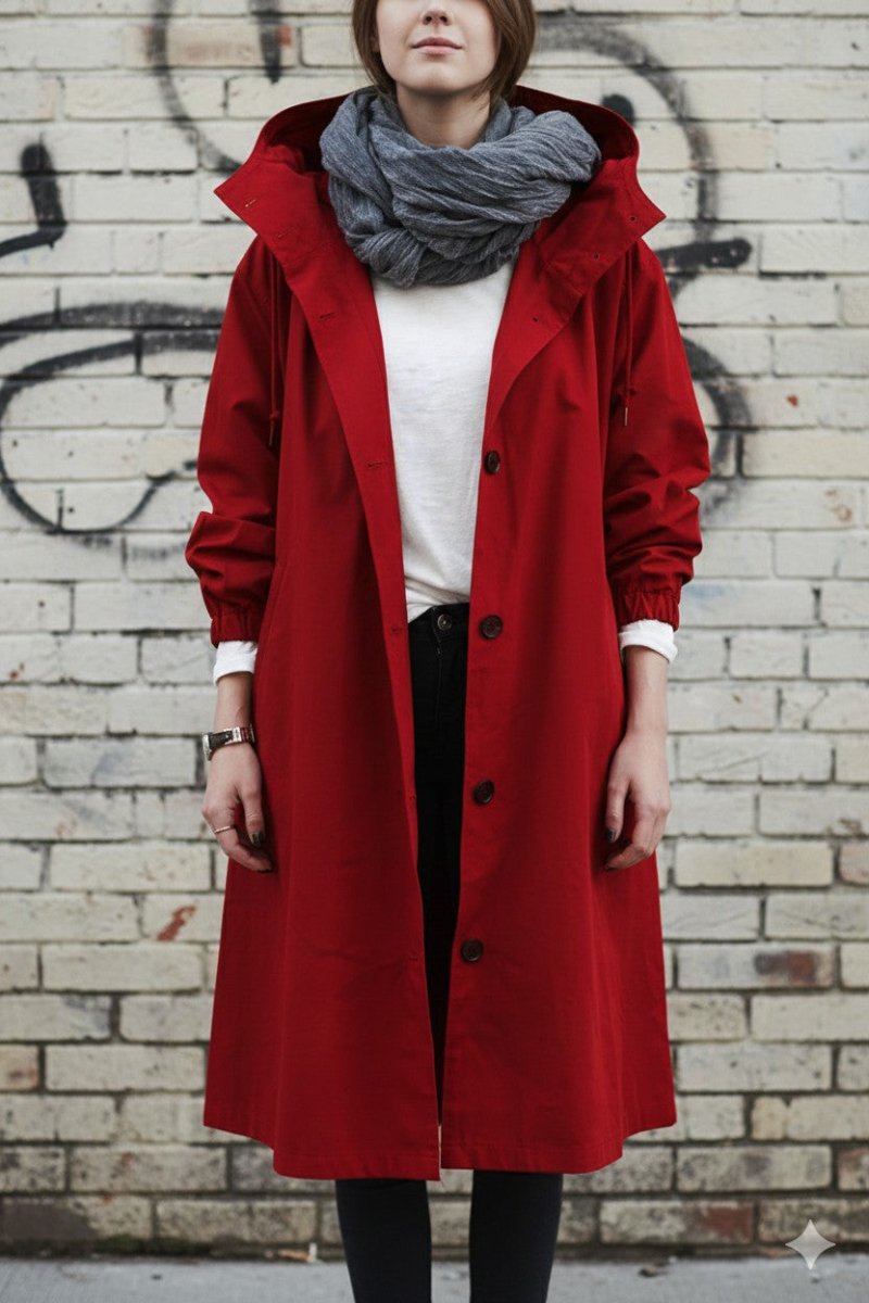 Women’s Hooded Trench Coat - Trench Coat - Wild Eye Vision