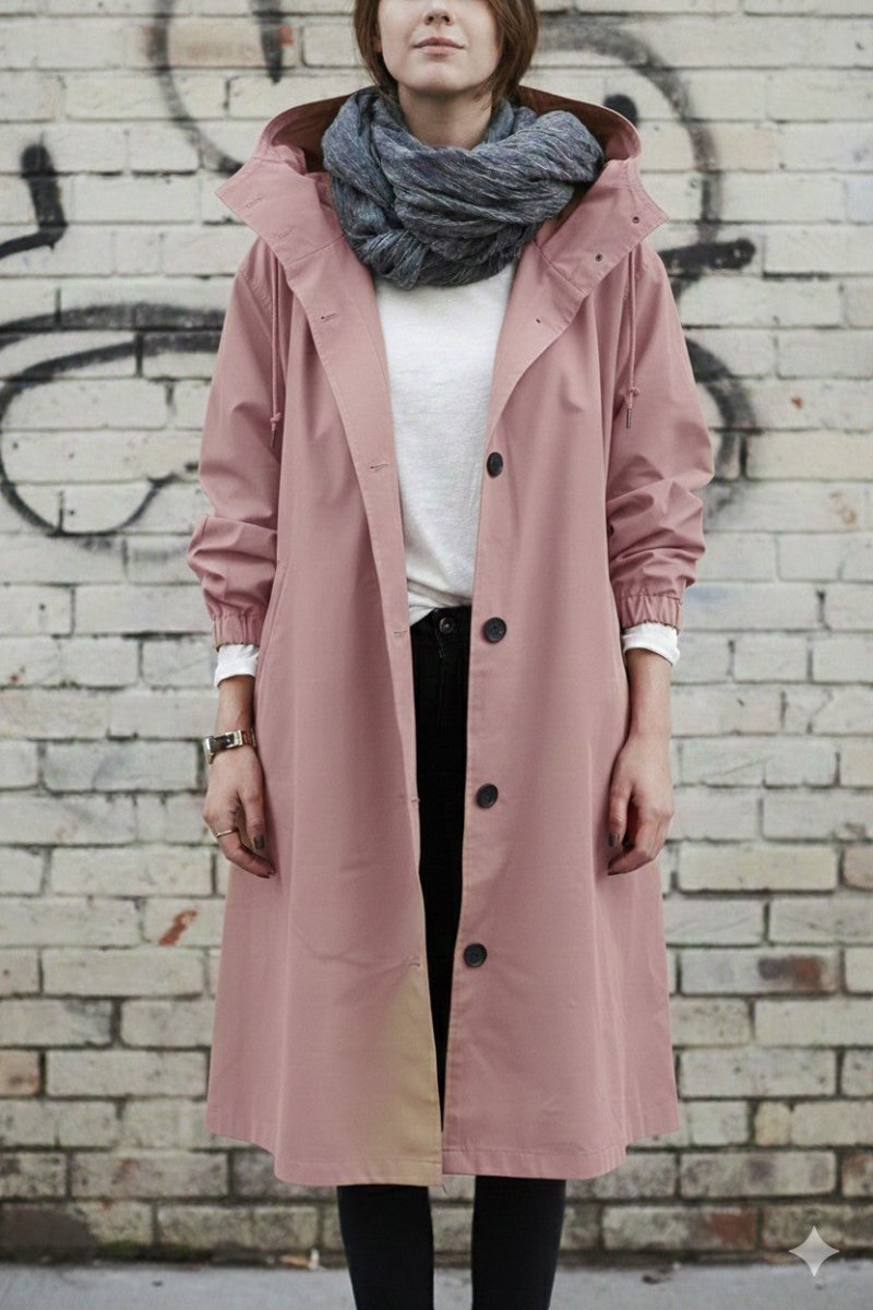 Women’s Hooded Trench Coat - Trench Coat - Wild Eye Vision